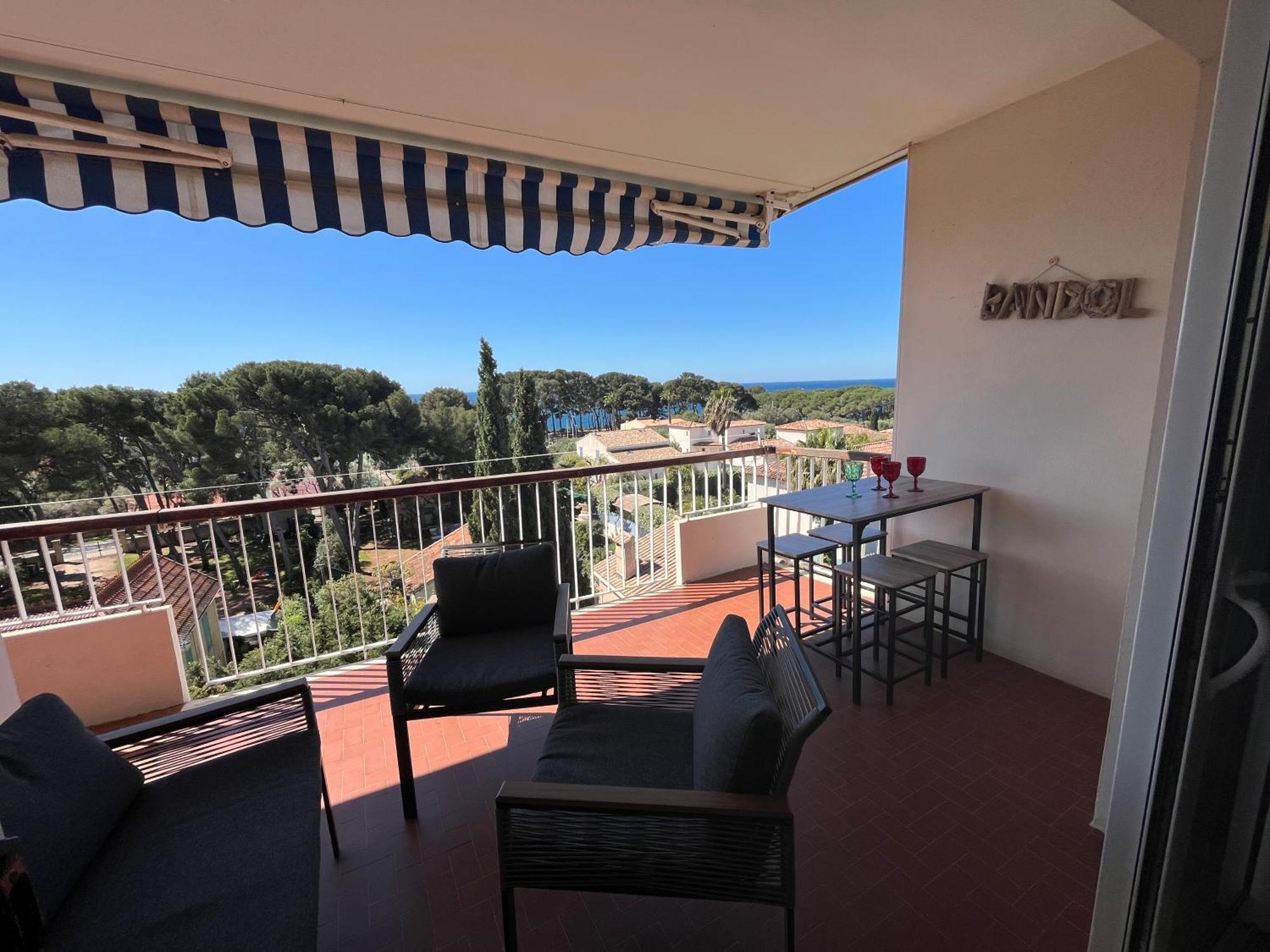 Appartement T3 Terrasse Vue Mer Bandol Exterior foto